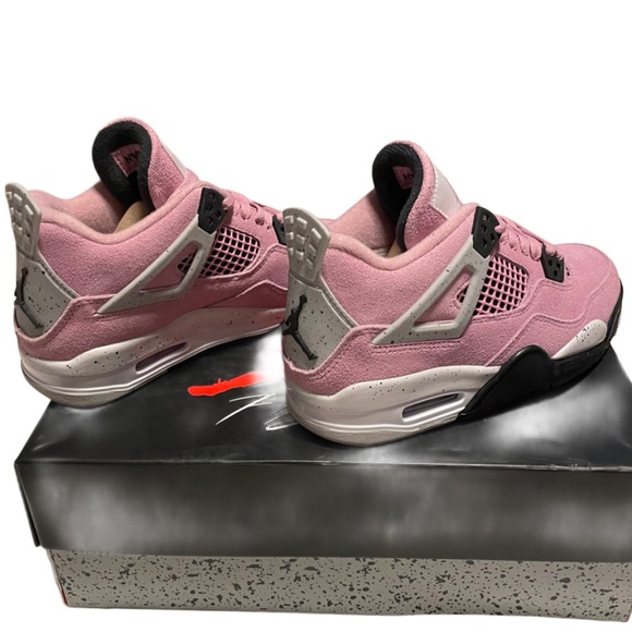 Jordan Air 4 Retro ORCHID/NEUTRAL GREY-BLACK WMS 5.5 Men’s 4 - Picture 7 of 10